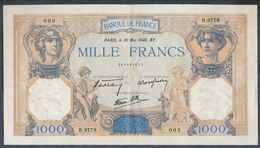 1000 Francs 30/05/1940 SUP+ !!! - 1 000 F 1927-1940 ''Cérès E Mercure''