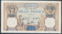 1000 Francs 30/05/1940 SUP+ !!! - 1 000 F 1927-1940 ''Cérès E Mercure''