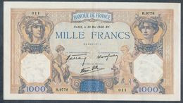 1000 Francs 30/05/1940 SUP+ !!! - 1 000 F 1927-1940 ''Cérès Et Mercure''