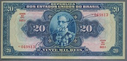 Brésil P 48d (1942) 20 Mil Réis   * XF++ * Série 441 N° 049813  RARE!!! - Brésil