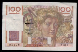 France 100 Francs PAYSAN 7-1-1954.C.   SUP+ - 100 F 1945-1954 ''Jeune Paysan''