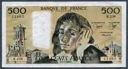 500 Francs  06/02/1986 SPL- - 500 F 1968-1993 ''Pascal''