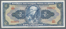 Brésil P 133  2 Cruzeiros 1944 UNC  Série 469 N° 018877 - Brésil