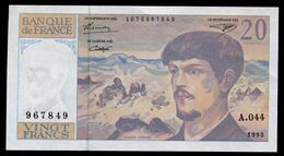 20 Francs Debussy 1993  Pr NEUF   A044 - 20 F 1980-1997 ''Debussy''