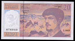 20 Francs Debussy 1997 NEUF  Z.063   Recherché ! - 20 F 1980-1997 ''Debussy''