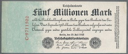 P95 Ro94 DEU-106. 5 Million Mark 1923 AUNC+ Pas De Plis! - 5 Miljoen Mark