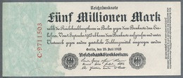 P95 Ro94 DEU-106. 5 Million Mark 1923 UNC NEUF - 5 Miljoen Mark