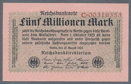 P105 Ro104a DEU-117a. 5 Million Mark 1923 UNC NEUF - 5 Millionen Mark