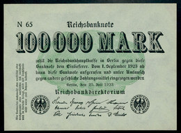 Pick91a Ro90a 100000 Mark 1923  UNC NEUF - 100.000 Mark