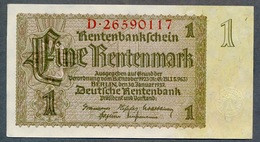 P173b Ro166b DEU-222b 1 Rentenmark 1937 UNC NEUF! - 1 Rentenmark