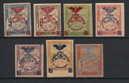 NOUVELLE CALEDONIE - 1903 - Taxe TT N°Yv. 8 à 14 - 7 Valeurs - Neuf * / MH VF - Timbres-taxe