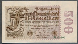 P110d Ro109d DEU-125h   500 Million Mark 01-09-1923. UNC NEUF!!! - 500 Miljoen Mark