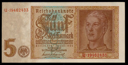 Pick186a  Ro179b DEU-220b.  5 Reichsmark 1942  UNC NEUF - 5 Reichsmark