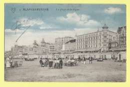4934 - BELGIE - BELGIUM - BLANKENBERGE - LA PLAGE ET LA DIQUE 1913 - Blankenberge