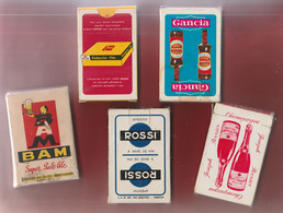 5 Ancien Jeux De Carte à Jouer  / 2 De 32 Cartes Et 3 De 54 Cartes - Années 50-60 , Vintage - 32 Cards