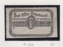 Verenigde Staten Scott-cat. Post Office Seals 21 - Dienstmarken