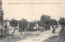 94-BOISSY-SAINT-LÉGER- CARREFOUR DE LA ROUTE NATIONALE ET DE LA RUE DE VALENTON - Boissy Saint Leger