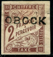 Lot N°A1587 Colonies Obock N°T17 Neuf (*) Sans Gomme - Unused Stamps