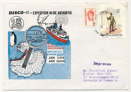 ANTARTIDA ARGENTINA - Enveloppe - DISCO 17 - Expedition In Die Antarktis - 1978 - Otros & Sin Clasificación