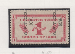 Verenigde Staten Scott-cat.Postal  Fiscals Cigarette Tubes Stamps RH3 - Revenues