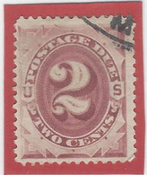 USA - 1879 - Usato/used - Portomarken - Mi N. 2 - Strafport