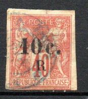 Col24 Colonies Réunion N° 9 Oblitéré  Cote 25,00€ - Used Stamps