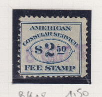 Verenigde Staten Scott-cat.Postal  Fiscals: Consular Service Fee Stamps RK18 - Revenues