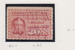 Verenigde Staten Scott-cat.Postal  Fiscals: Customs  Fee Stamps RL1 - Revenues