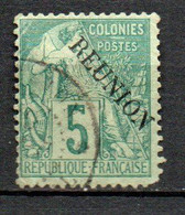 Col24 Colonies Réunion N° 20 Oblitéré Cote 9,00€ - Used Stamps