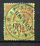 Col24 Colonies Réunion N° 30 Oblitéré Surcharge De Biais Cote >>>>€ - Used Stamps