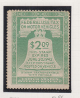 Verenigde Staten Scott-cat.Postal  Fiscals: Motor Vehicle Use Revenue Stamps RV1 - Revenues
