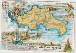 Finistère : ILE  De  BATZ : Carte Géographique : Vues - Ile-de-Batz