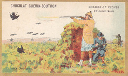 Chromo CHOCOLAT GUERIN BOUTRON - Chasses Et Pêches Aux Grouses - Guerin Boutron