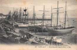 ¤¤  -  CANCALE   -   Terre-Neuviers Dans Le Port   -  Voiliers       -  ¤¤ - Cancale