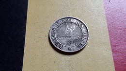 BELGIQUE LEOPOLD II BELLE 5 CENTIMES 1901 FR GRAND LION - 5 Cent