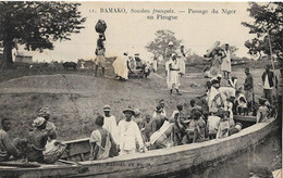 MALI BAMAKO PASSAGE DU NIGER EN PIROGUE 21 - Mali