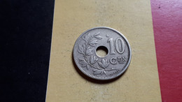 BELGIE ALBERT I 10 CENTIEM 1930 VL MET STER OVERSLAG 3 OP 0 ? - 10 Centimes