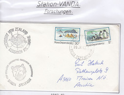 Ross Dependency 1980 Vanda Station  Ca Scott Base 28 JA 80 (CB177B) - Cartas & Documentos