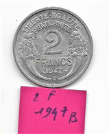 2 Francs  " Morlon "  1947 B  TTB+ - 2 Francs