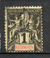 Col24 Colonies Réunion N° 32 Oblitéré Cote 1,75€ - Used Stamps