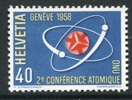 SWITZERLAND 19589 UN Atomic Conference MNH / **.  Michel 662 - Unused Stamps