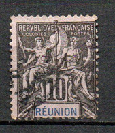 Col24 Colonies Réunion N° 36 Oblitéré Cote 4,50€ - Used Stamps