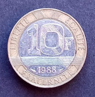 Pièce 10 Francs RF, Génie De La Bastille 1988 - 10 Francs