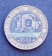 Pièce 10 Francs RF, Génie De La Bastille 1990 - 10 Francs