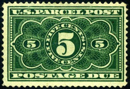 US JQ3  VF  Mint Hinged Parcel Post Postage Due From 1913 - Reisgoedzegels