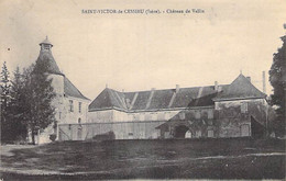 38 - ST VICTOR DE CESSIEU : Chateau De VALLIN - CPA - Isère - Autres & Non Classés