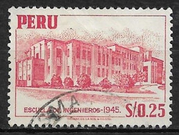 Peru 1952. Scott #462 (U) Engineering School - Peru