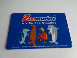 Zoomarine Dolphin Dauphin Golfinho Portugal Portuguese Plastic Pocket Calendar 2003 - Small : 2001-...