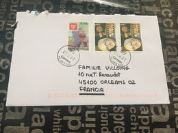 (2 G 39) Spain Cover Posted To Australia (during COVID-19 Crisis) Multiples Stamps - Covers & Documents