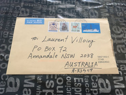 (2 G 39) Japan Cover Posted To Australia (during COVID-19 Crisis) Multiple Stamps - Lettres & Documents